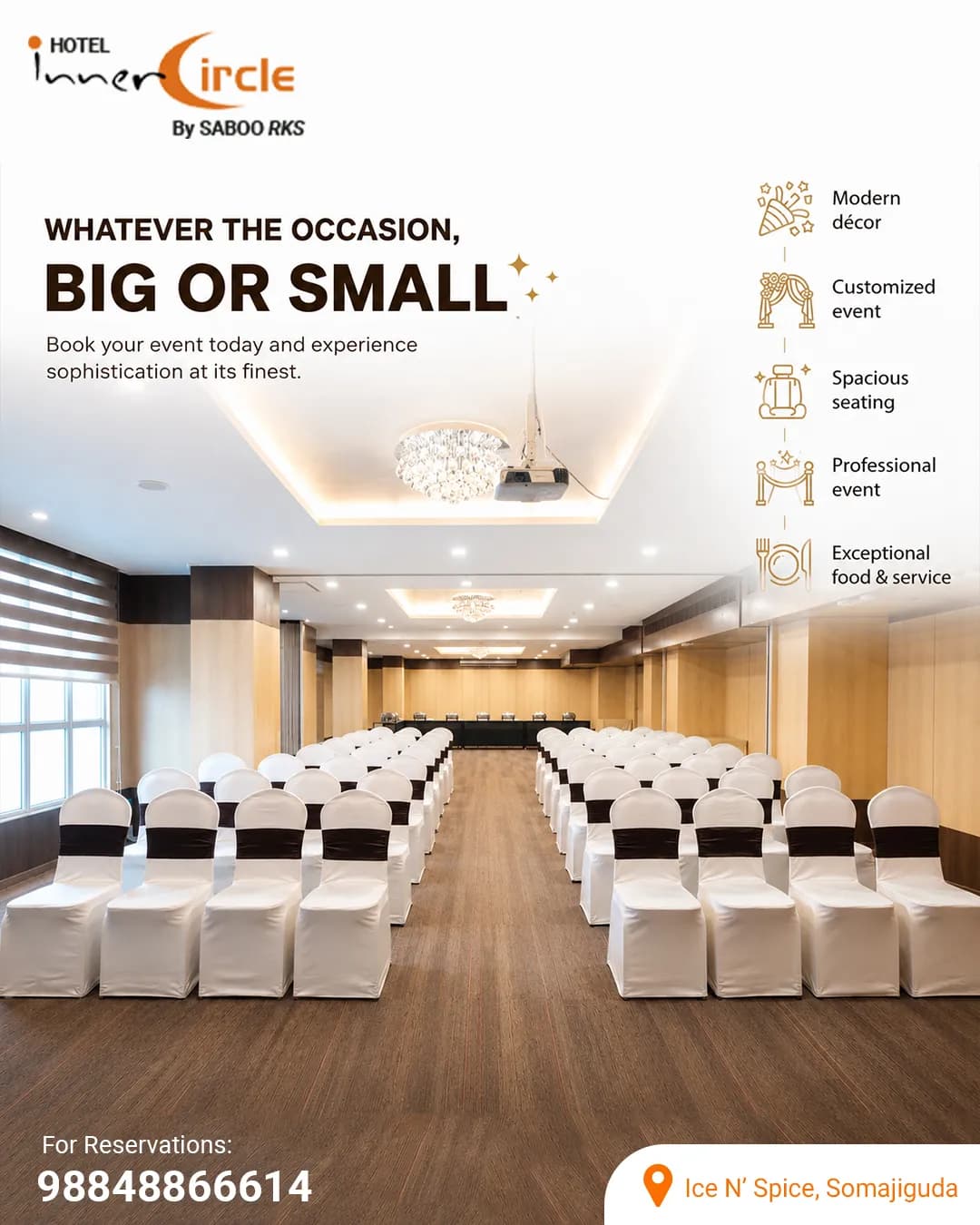 Celebrate Every Occasion in Style at Hotel Inner Circle, Somajiguda